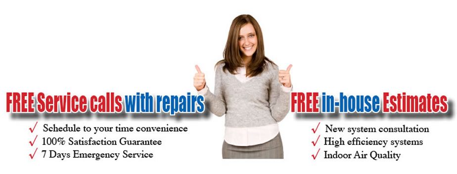 free service calls and estimates promotions